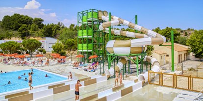 Luxuscamping - Aude - Camping Falaise Narbonne-Plage - Vacanceselect Mobilheim Moda 6 Personen 3 Zimmer AC 2 BZ von Vacanceselect auf Camping Falaise Narbonne-Plage