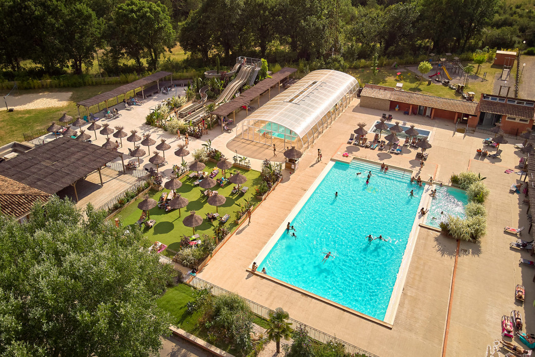 Luxe kamperen - Mobilheim Privilege Club 4/5 Personen 2 Zimmer von Vacanceselect auf Camping Verdon Parc