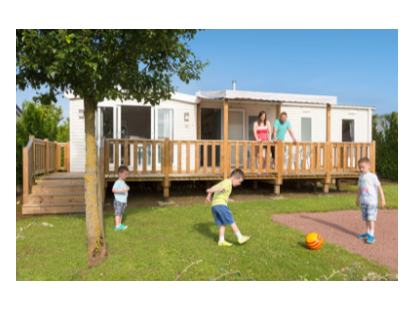Luxury camping - France - Camping Domaine des Ormes - Vacanceselect Mobilheim Moda 6/8 Pers 3 Zimmer 2 Badezimmer Klimaanlage von Vacanceselect auf Camping Domaine des Ormes