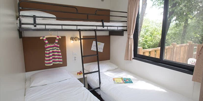 Luxury camping - Kühlschrank - Venedig - Union Lido - Vacanceselect Mobilheim Moda 4/5 Personen 2 Zimmer Klimaanlage von Vacanceselect auf Camping Union Lido