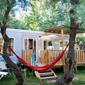 Glamping accommodation - Mobilheim Moda 5/6 Pers 2 Zimmer AC von Vacanceselect auf Camping Vigna sul Mar Camping Village