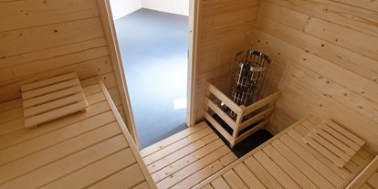 Luxuscamping - Art der Unterkunft: spezielle Unterkunft - Sauna - Camping De Kleine Wolf Boerderij bei Campingplatz de Kleine Wolf