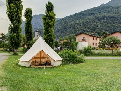Luxury camping - Switzerland - Camping Bellinzona Sahara Zelt