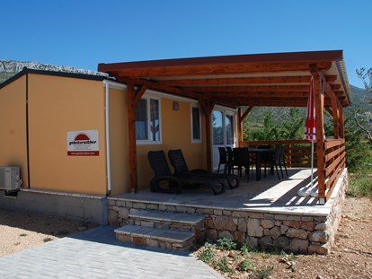 Luxuscamping - Gartenmöbel - Split - Dubrovnik - Camping Nevio - Gebetsroither Luxusmobilheim von Gebetsroither am Camping Nevio