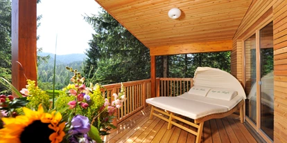 Luxury camping - Terrasse Baumhaus - Das Kranzbach Das Kranzbach - Baumhaus