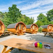 Luxuscamping: Campingplatz "Auf dem Simpel": Schlaf-Fass auf Campingplatz "Auf dem Simpel"