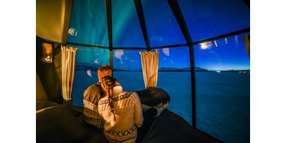 Luxuscamping - WC - Schweden - Polarlichter vom Bett aus geniessen. - Laponia Sky Hut Laponia Sky Hut