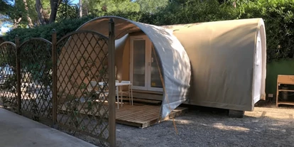 Luxuscamping - getrennte Schlafbereiche - Porto Ercole GR - Camping Feniglia Glamping Coco Zelt
