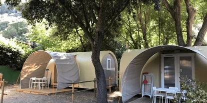 Luxuscamping - Kochmöglichkeit - Italien - Camping Feniglia Glamping Coco Zelt