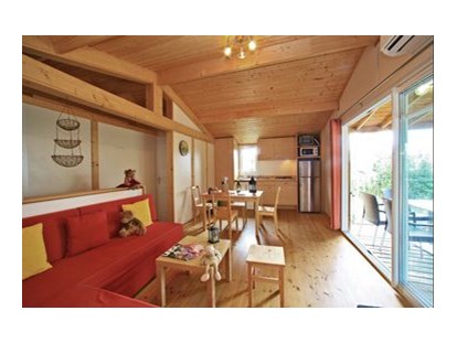 Luxury camping - Heizung - Lagorce - Domaine de Sévenier Chalets auf Domaine de Sévenier