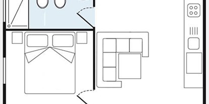 Luxury camping - Terrasse - Cavallino - Union Lido - Suncamp Camping Home Veranda Medium auf Union Lido