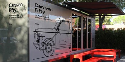 Luxury camping - getrennte Schlafbereiche - Cavallino - Union Lido - Suncamp Caravan Fifty auf Union Lido