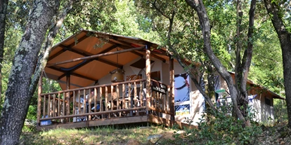 Luxury camping - getrennte Schlafbereiche - France - Camping La Vallée Verte - Suncamp Sunlodge Safari von Suncamp auf Camping La Vallée Verte