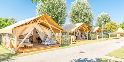 Luxuscamping - Klimaanlage - Italien - Camping Marelago Koala Zelt auf Camping Marelago