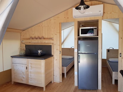 Luxury camping - getrennte Schlafbereiche - Camping Marelago Koala Zelt auf Camping Marelago