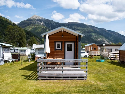Luxuscamping - Art der Unterkunft: Mobilheim - Chamonna  Mia - Camping Muglin Müstair Camping Muglin Müstair