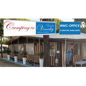 Luxuscamping: WMC-BUSCHMANN OFFICE - camping-in-venedig.de -WMC BUSCHMANN wohnen-mieten-campen at Union Lido: Deluxe Caravan mit Einzelbett / Dusche