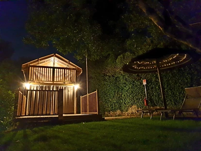 Luxury camping - getrennte Schlafbereiche - Savona - AIRLODGE ZELT NACHTS - Camping dei Fiori  Himmlisches Glamping 