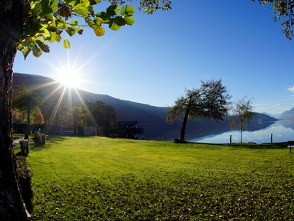 Luxury camping - Gartenmöbel - Camping Brunner am See Chalets auf Camping Brunner am See