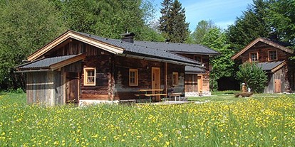 Luxuscamping - Art der Unterkunft: Bungalow - Pinzgau - Almberg Alm im Blumenmeer - Grubhof Almhütte Almberg Alm im Almdorf Grubhof