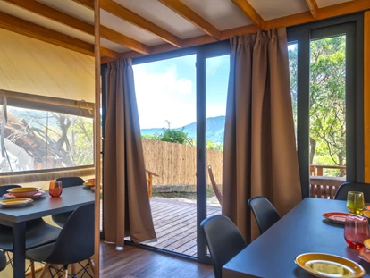 Luxury camping - Preisniveau: gehoben - Mittelmeer - Glamping-Zelt Safari Loft - Grundriss Dachboden - Camping Lacona Pineta Glamping Tent Safari Loft auf Camping Lacona Pineta