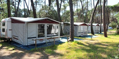 Luxuscamping - Gartenmöbel - Toskana - Camping Baia Verde - Gebetsroither Luxusmobilheim von Gebetsroither am Camping Baia Verde
