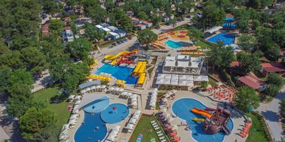 Luxuscamping - getrennte Schlafbereiche - Novigrad - eine neue Familie Wasserpark - Lanterna Premium Camping Resort - Valamar Lanterna Premium Camping Resort - Mobilheim Comfort 
