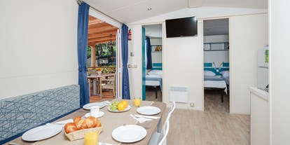 Luxuscamping - getrennte Schlafbereiche - Novigrad - Lanterna Premium Camping Resort - Valamar Lanterna Premium Camping Resort - Mobilheim Family 