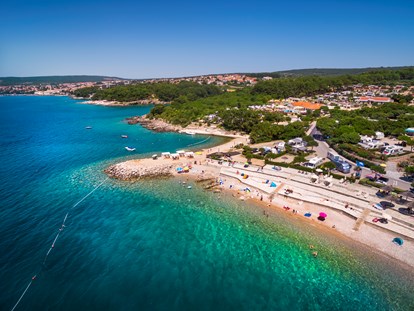 Luxuscamping - barrierefreier Zugang ins Wasser - Kroatien - Krk Premium Camping Resort - Valamar