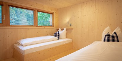 Luxuscamping - PLZ 9570 (Österreich) - Schlafraum Obergeschoss (gut geeignet für Kinder) - Urlaub am Bauernhof am Ossiacher See