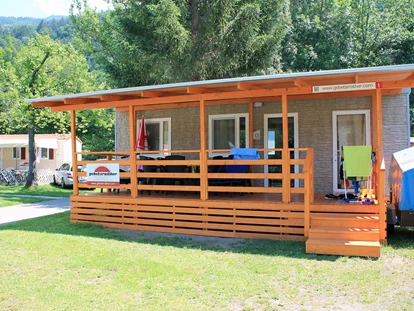 Luxury camping - Lagerfeuerplatz - Döbriach - Luxusmobilheim Typ I - Komfort-Campingpark Burgstaller - Gebetsroither