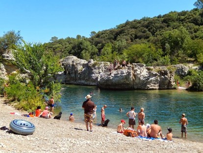 Luxuscamping - Badestrand - Camping Les Cascades