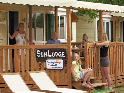Luxury camping - WLAN - Italy - Sunlodge Maple Mobilheim - Campeggio Barco Reale - Suncamp