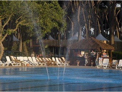 Luxury camping - Restaurant - Tuscany - Glamping auf Camping Village - Park Albatros - Camping Village - Park Albatros - Suncamp