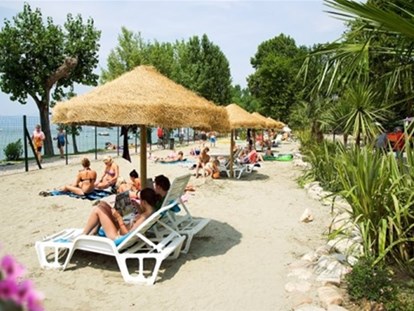 Luxuscamping - Umgebungsschwerpunkt: Strand - Gardasee - Glamping auf Camping Cisano - Camping Cisano - Suncamp
