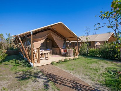 Luxuscamping - Kinderanimation - Cres - Lošinj - Zelt im Safari-Stil - Camping Village Poljana - Suncamp