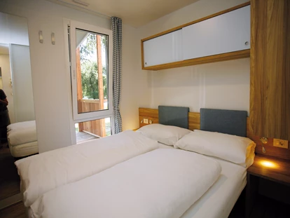 Luxury camping - Massagen - Schlafzimmer SeeLodge - Seecamping Hoffmann