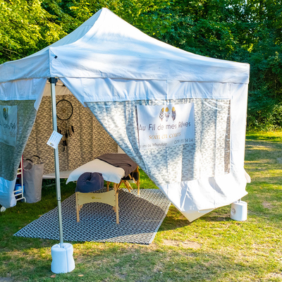 Luxuscamping - WLAN - Mobiles Massagezelt - Camping Paradis Plage