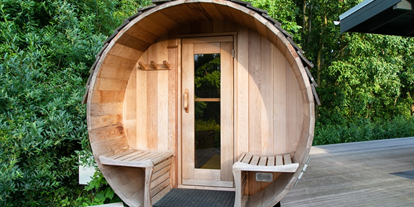 Luxuscamping - Umgebungsschwerpunkt: Strand - Waldpanorama Sauna - ostseequelle.camp