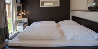 Luxuscamping - Umgebungsschwerpunkt: See - Elternschlafzimmer - Freizeitcenter Oberrhein
