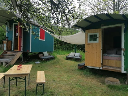 Luxury camping - Lagerfeuerplatz - Hesse - Außenbereich - Ecolodge Hinterland