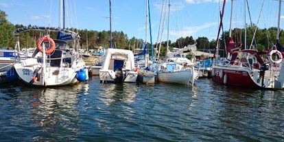 Luxuscamping - Wasserrutsche - Marina im Hafencamp - Hafencamp Senftenberger See