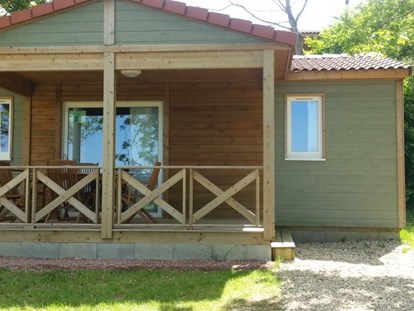 Luxuscamping - Swimmingpool - Chalet auf Le Village des Meuniers - Camping Le Village des Meuniers