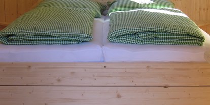 Luxuscamping - Art der Unterkunft: spezielle Unterkunft - PLZ 4332 (Österreich) - Kuckucksnest von innen - Camping Au an der Donau Hütten auf Camping Au an der Donau