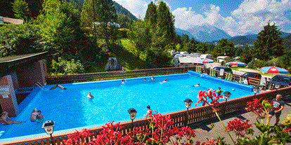 Luxuscamping - Grill - Bayern - Beheizter Pool - Campingplatz Allweglehen Chalet auf Campingplatz Allweglehen