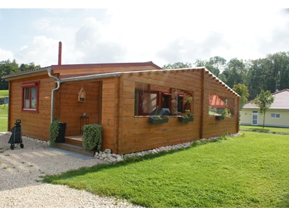 Luxury camping - Kochmöglichkeit - Region Schwaben - Bungalow Family Plus  - Camping & Ferienpark Orsingen Bungalows auf Camping & Ferienpark Orsingen