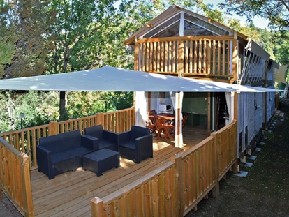 Luxury camping - Lodge-Zelt auf Camping Mare Monti - Camping Mare Monti M&M Double Lodge
