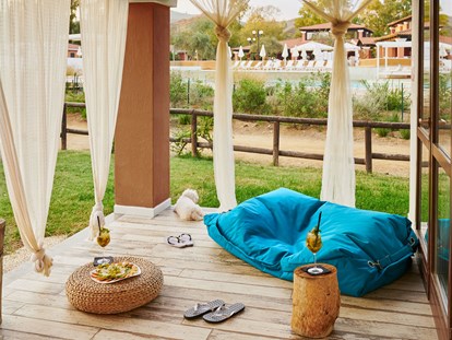 Luxury camping - Art der Unterkunft: Bungalow - Mittelmeer - Superior-Einzimmer-Bungalow - Tiliguerta Glamping & Camping Village Superior-Einzimmer-Bungalows