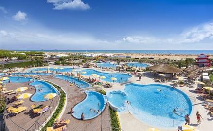 Luxuscamping: Tolle Poolanlage - Villaggio Turistico Internazionale: Villa Adria auf Villaggio Turistico Internazionale