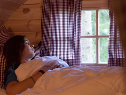 Luxury camping - Belluno - Fass Schlafraum - Camping Residence Chalet CORONES Schlaffässer auf Camping Residence Chalet CORONES